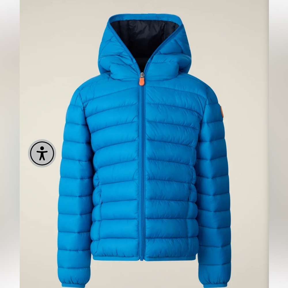 Save the Duck, The Dony model boys puffer jacket, Size 4.